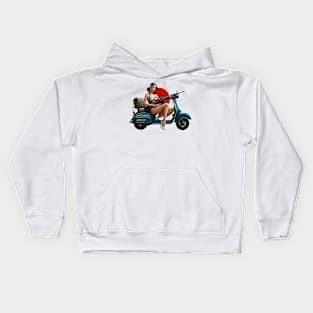 Scooter Girl Kids Hoodie